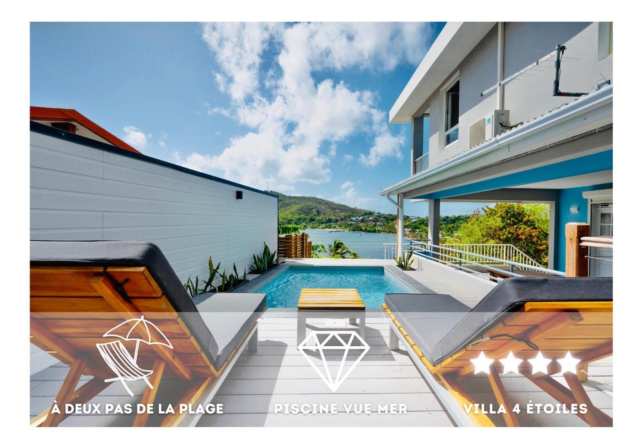 Sublime Villa Piscine - Tresor De La Baie La Trinite Luaran gambar